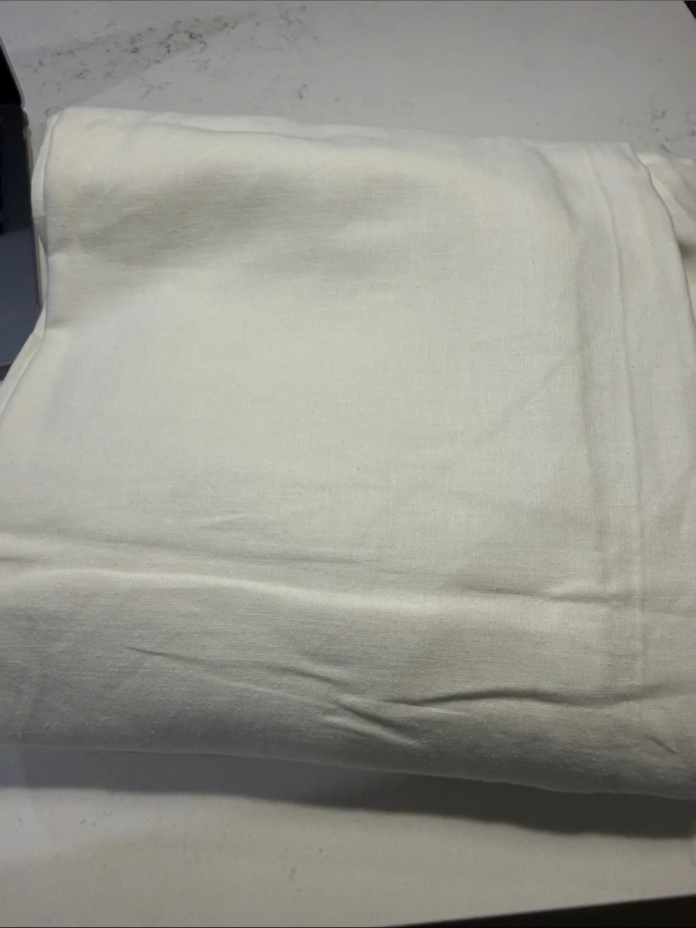 New Hearth and Hand with Magnolia Queen Cream Flat Sheet